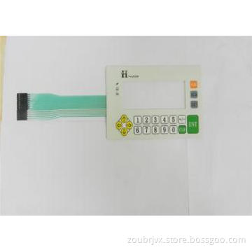 Industrial Machine Tactile Membrane Switch / Push Button Me